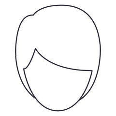 Man cartoon icon. Avatar people person and human theme. Isolated design. Vector illustration