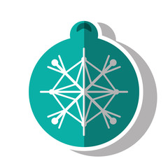 Sphere icon. Merry christmas season celebration and decoration theme. Isolated design. Vector illustration