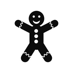 Coockie icon. Merry christmas season celebration and decoration theme. Isolated design. Vector illustration