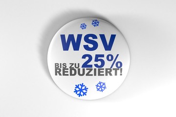 WSV / Winterschlussverkauf / Rabatt
