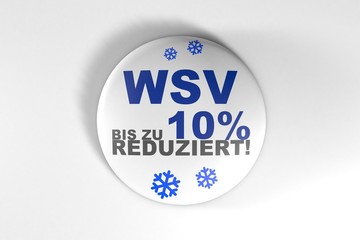 WSV / Winterschlussverkauf / Rabatt