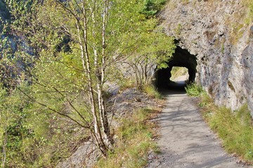 Höhenweg, Tunnel, Lötschberg-Südrampe, Wallis