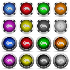 Reply to all glossy button set
