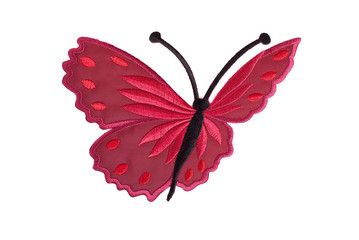 butterfly of red thread
