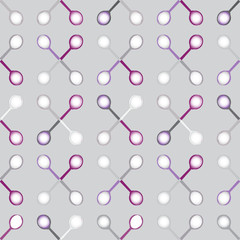 seamless background with magnifying glasses