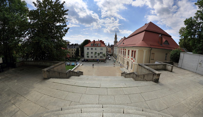 Opole, Polska architektura, stare miasto.