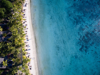 Aerial View: Trou aux Biches Beach, Mauritius