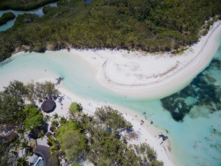 Aerial View: Ile aux Cerfs (Leisure Island), Mauritius