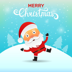 Christmas Santa Claus cartoon character