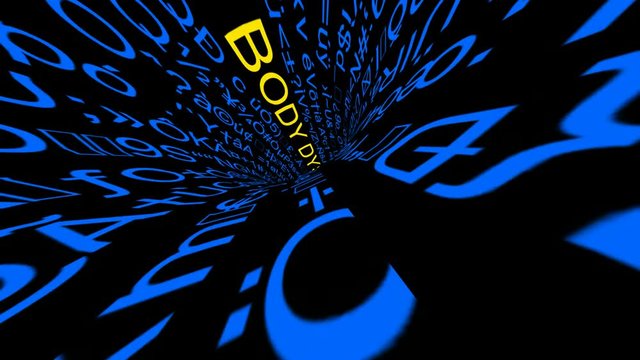 Mental disorder tunnel - body dysmorphic