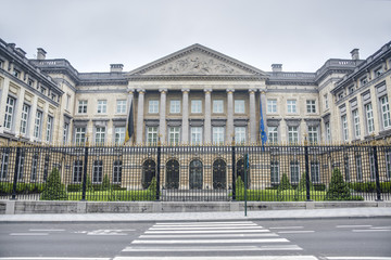 Fototapeta na wymiar Federal Parliament in Brussels, Belgium