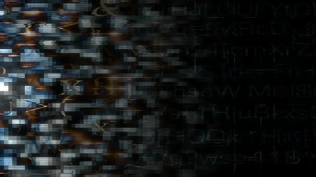 Data Glitch 002: Streaming data distortion (Loop).