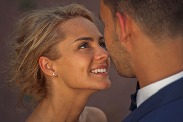 groom enjoy time with his beloved wife