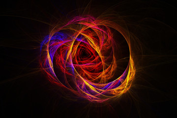 abstract fractal shape