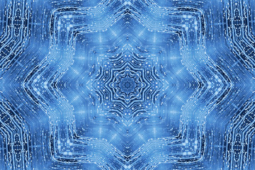 Blue abstract pattern