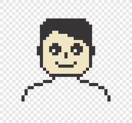 pixel man art