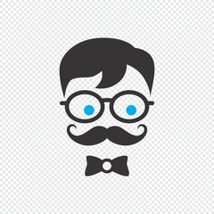 geek cartoon character