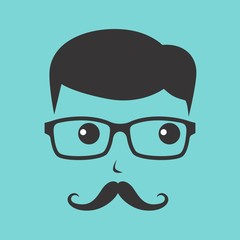 geek cartoon character