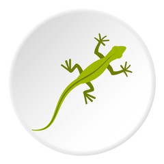 Lizard icon. Flat illustration of lizard vector icon for web
