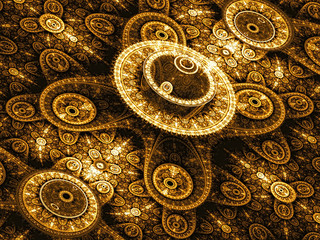 Abstract magic ornament - computer-generated image © olgasalt