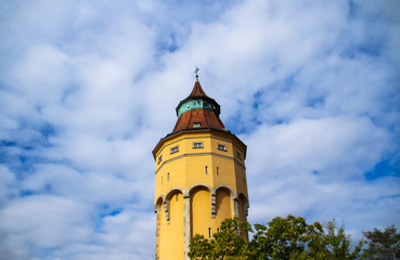 Fototapeta na wymiar ehemaliger Wasserturm Pagodenburg Rastatt