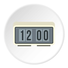 Electronic watch icon. Flat illustration of electronic watch vector icon for web