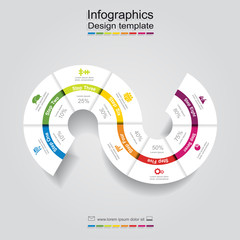 Infographic design template. Vector illustration.