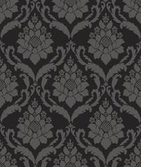 Black Seamless wallpaper pattern
