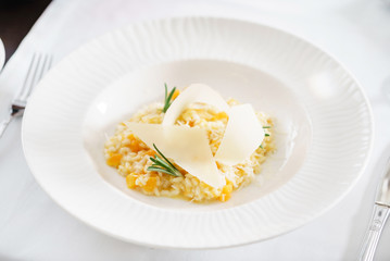pumpkin risotto