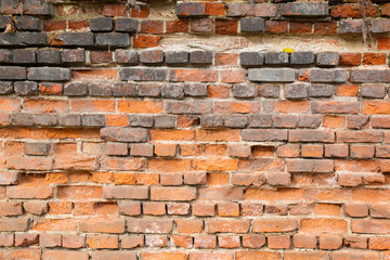 Old grunge brick wall 