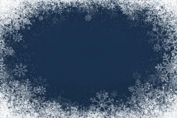 Blue winter background