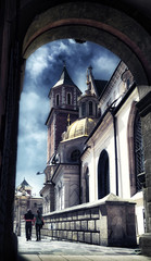 Fototapeta cathedral in Cracow / Krakow , in Poland , Europe obraz