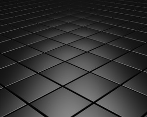 Abstract background of Glossy Floor Tiles. 3D Illustration