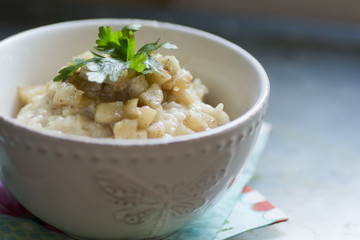 Rissotto z gruszkami