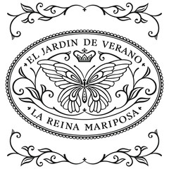 frames and elements in vintage style