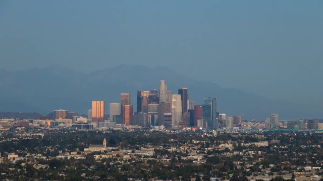 Los Angeles, California Day To Night Sunset Timelapse From Culver City