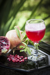 Fruit and juice of pomegranate