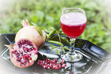 Fruit and juice of pomegranate