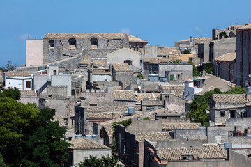 Fototapeta na wymiar Medieval town of Erice, Sicily