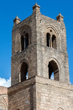 Tower of the medieval Cathedral of Monreale, one of the greatest examples of Norman architecture in the world.