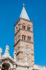 The Papal Basilica of Saint Mary Major in Rome, Italy.