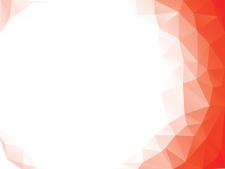 Red Triangular Background Vector 