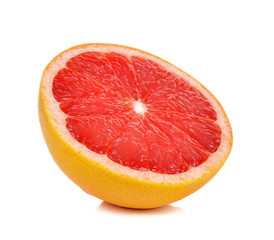 Half of Grapefruit isolated on the white background