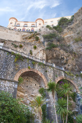 details of Maiori Village, Italy