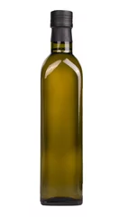 Olive oil bottle isolated on the white © ddukang