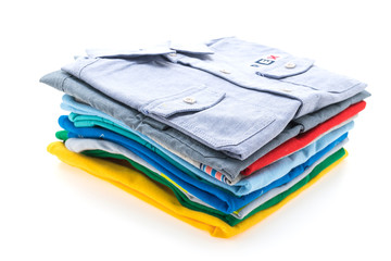 Stack of T Shirt and Polo