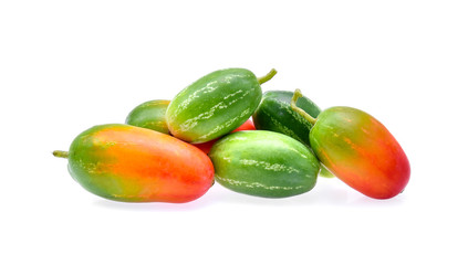 Ivy gourd, Coccinia grandis, Family Cucurbitaceae from central o