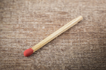 matchsticks on wooden