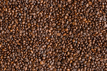 Coffee beans background