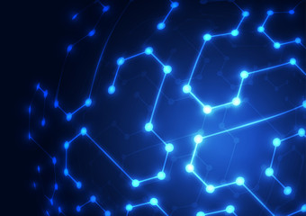 Abstract digital technology. vector background